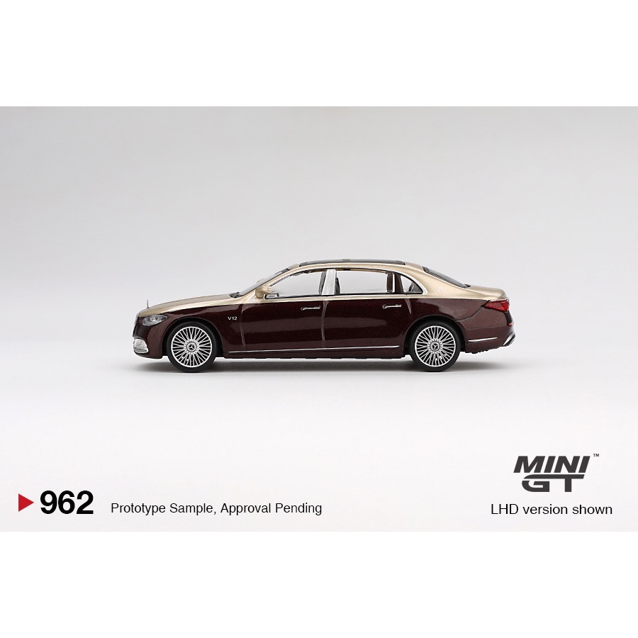MINI GT #962 Mercedes-Maybach S 680 Gold / Dark Red-細節圖4