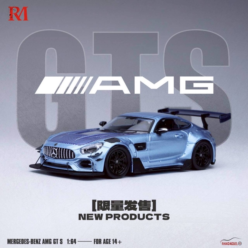 Rhino Model RM 1/64 Mercedes Benz AMG GT S-細節圖3