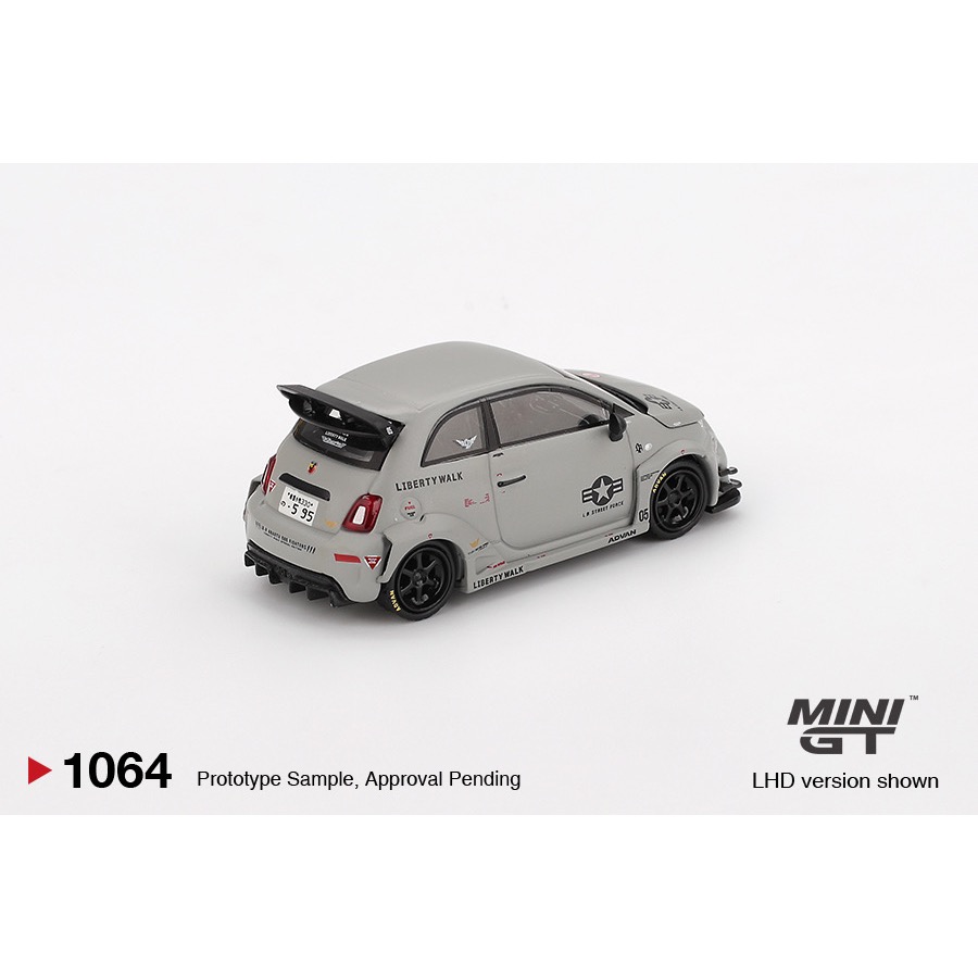 MINI GT #1064 Abarth 595 LB-WORKS x Abas Works Fighters-細節圖2