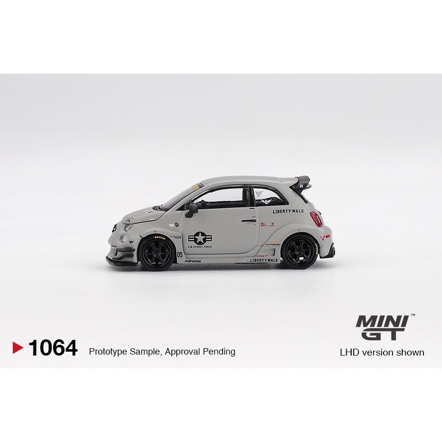 MINI GT #1064 Abarth 595 LB-WORKS x Abas Works Fighters-細節圖3