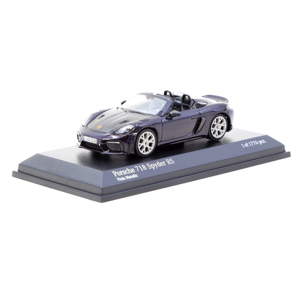 MINICHAMPS 聯名限定 Porsche 718 Spyder RS Viola Metallic (金屬紫)-細節圖2