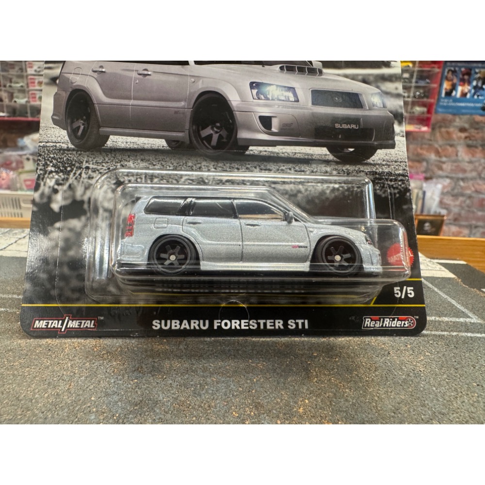 HotWheels  日本版風火輪 汽車文化 subaru forester sti 速霸陸旅行車-細節圖2