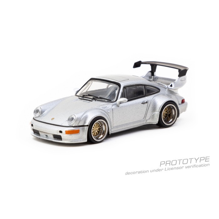 TARMAC WORKS 1/64 Porsche RWB 964 Silver 保時捷-細節圖2