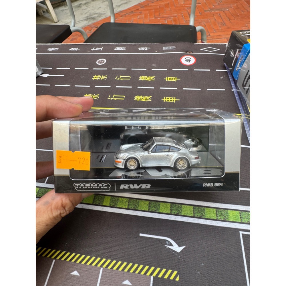 TARMAC WORKS 1/64 Porsche RWB 964 Silver 保時捷-細節圖3