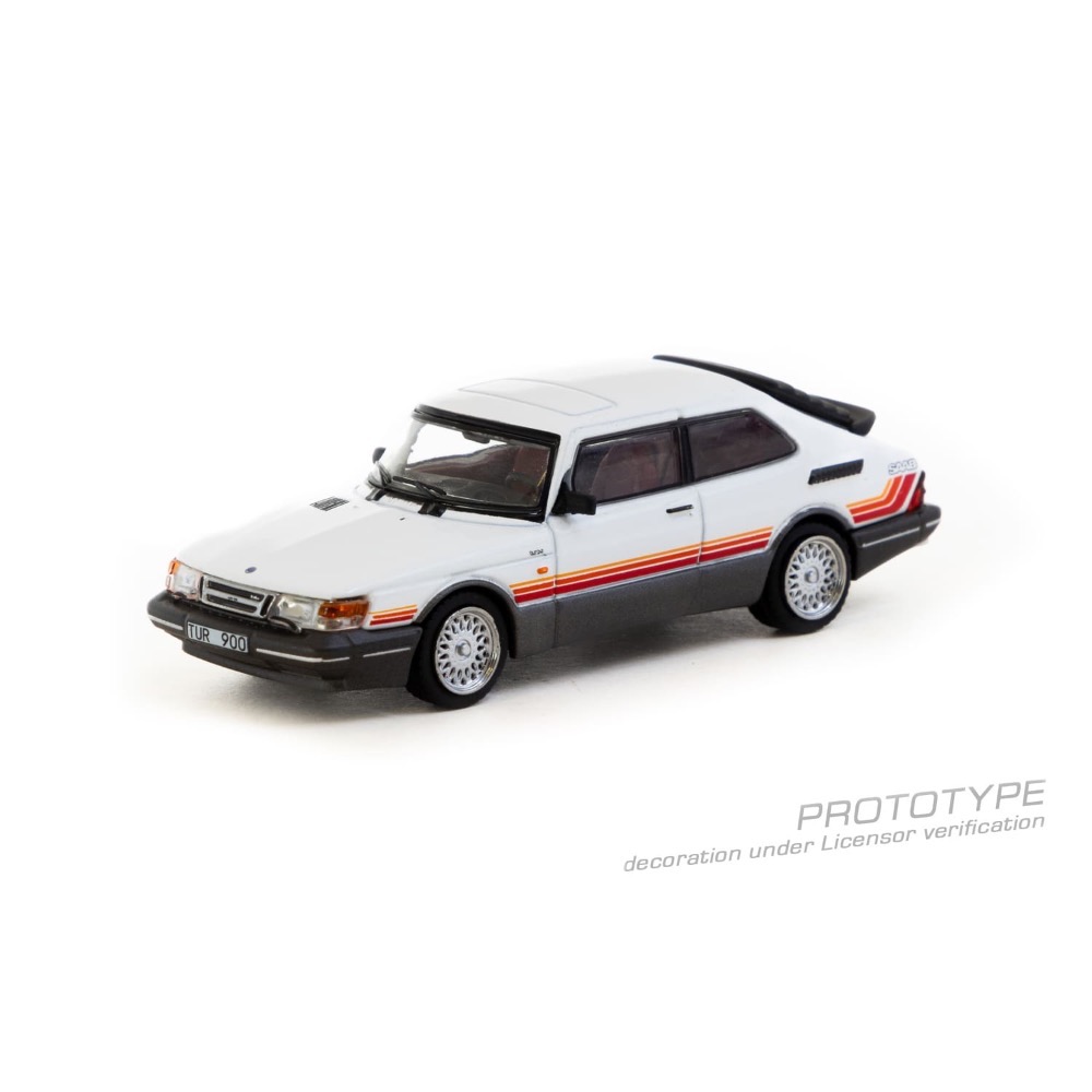 TARMAC WORKS 1/64 紳寶 Saab 900 Turbo White-細節圖2
