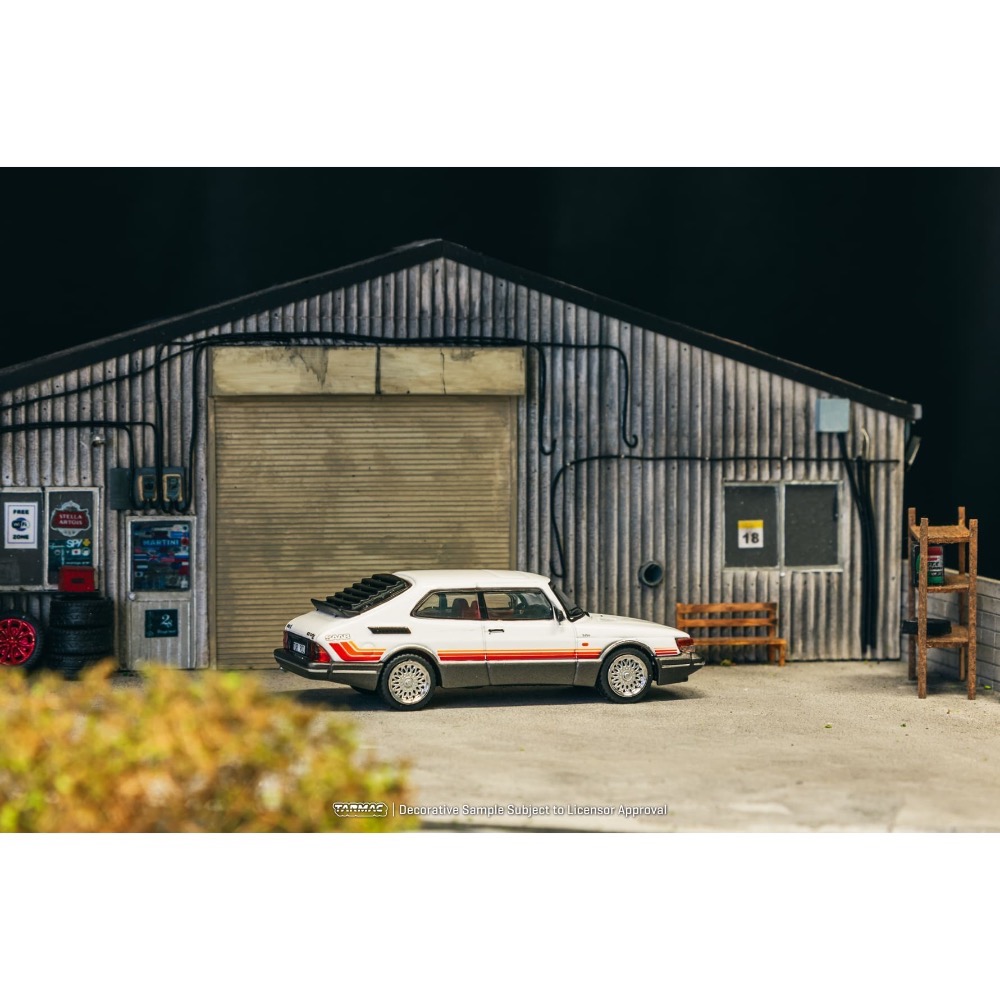 TARMAC WORKS 1/64 紳寶 Saab 900 Turbo White-細節圖5