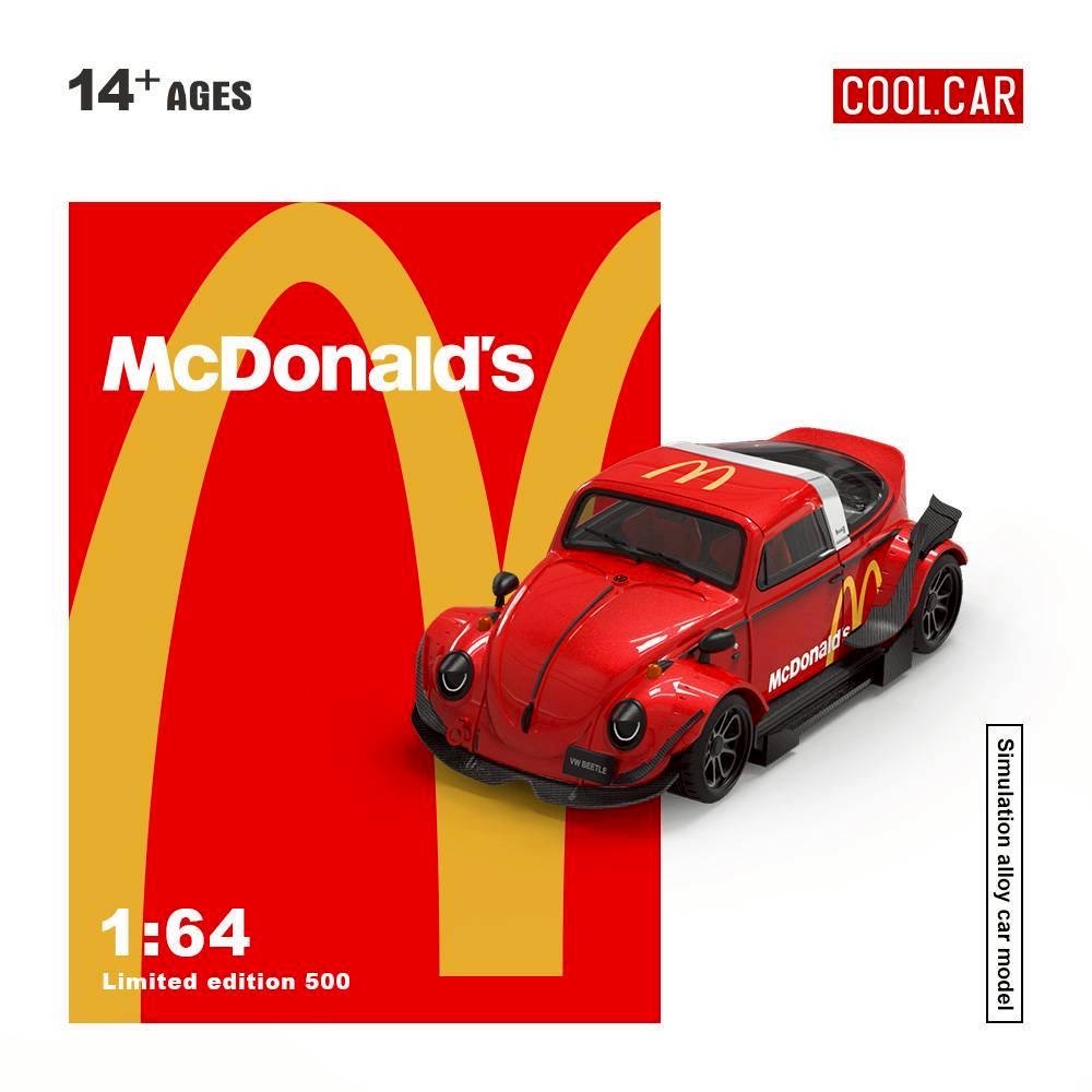 Cool Car 1/64 Volkswagen 金龜車 麥當勞塗裝版-細節圖3