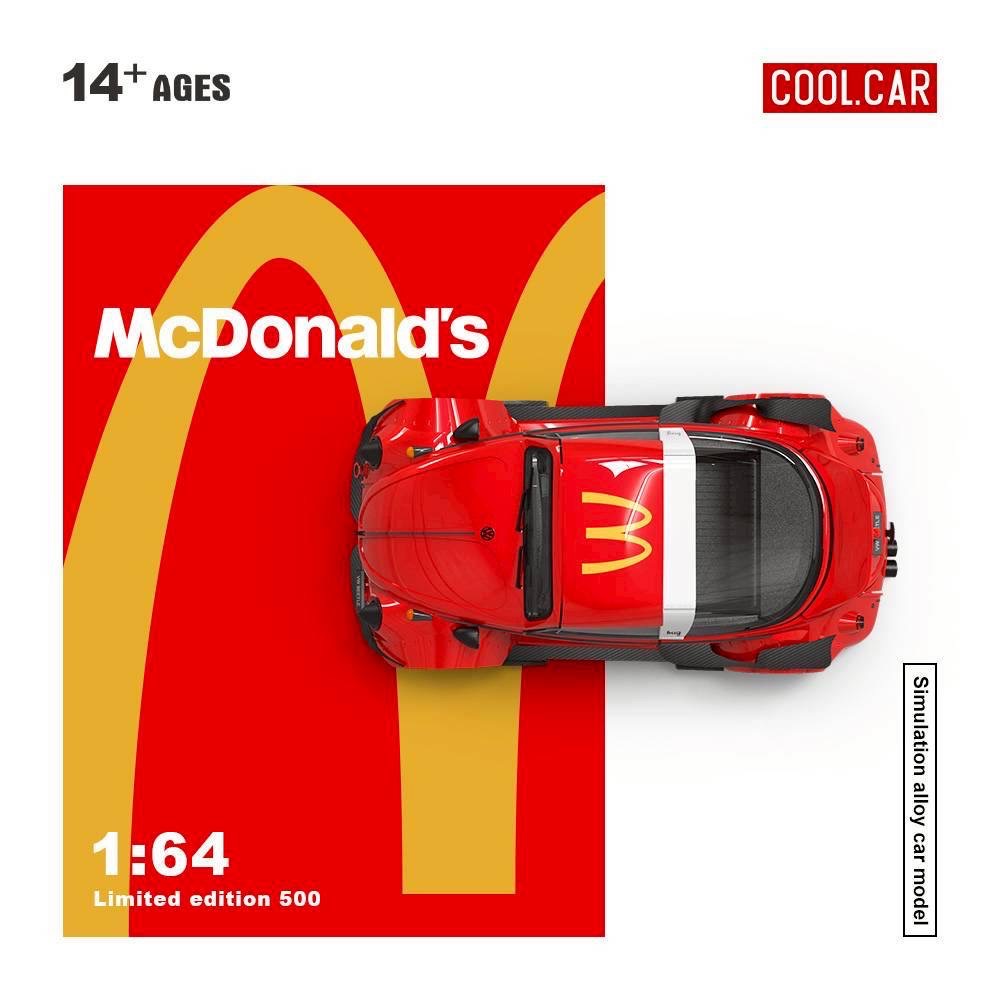 Cool Car 1/64 Volkswagen 金龜車 麥當勞塗裝版-細節圖5