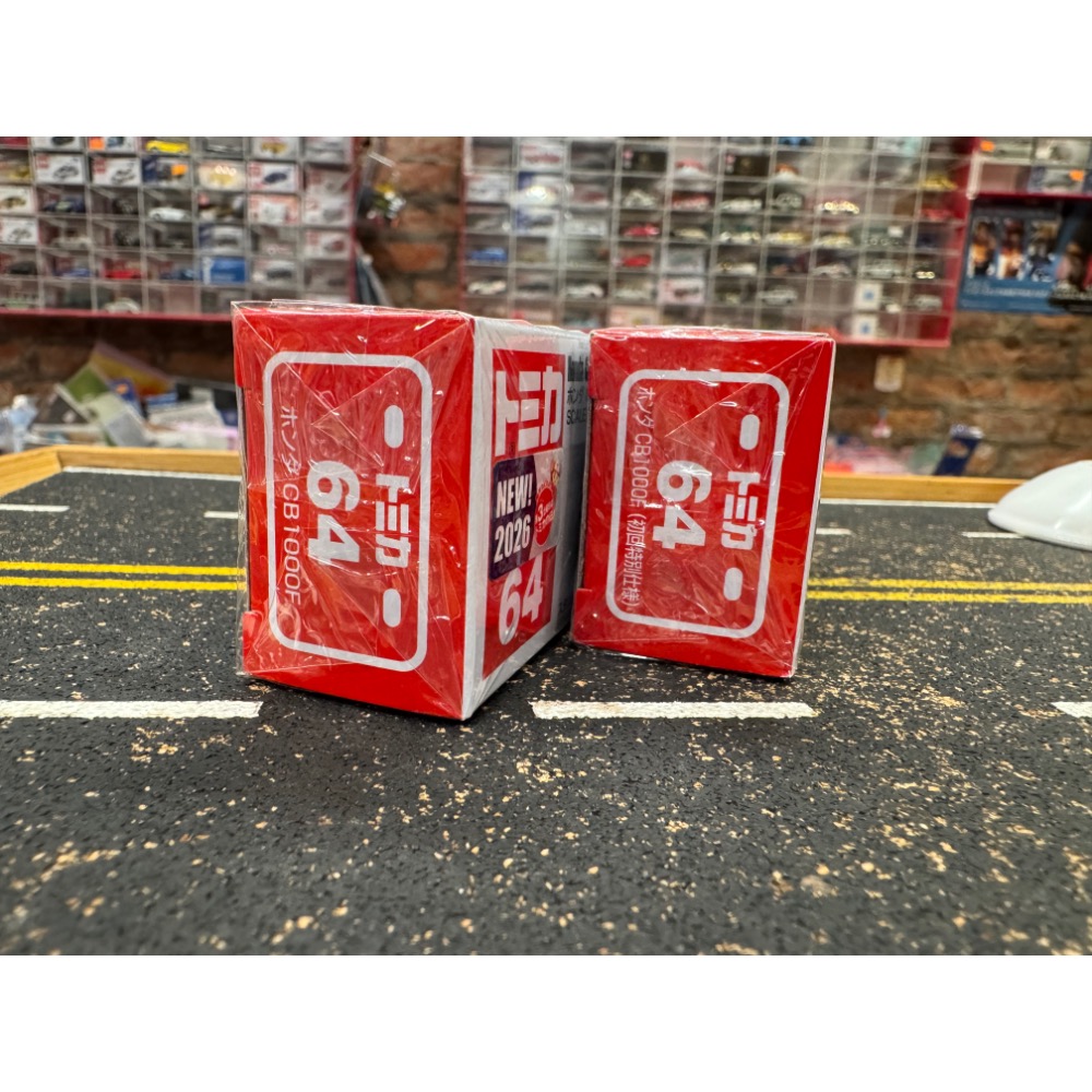 TOMY TOMICA 多美小汽車 NO.64 Honda CB1000F 雙車組-細節圖2