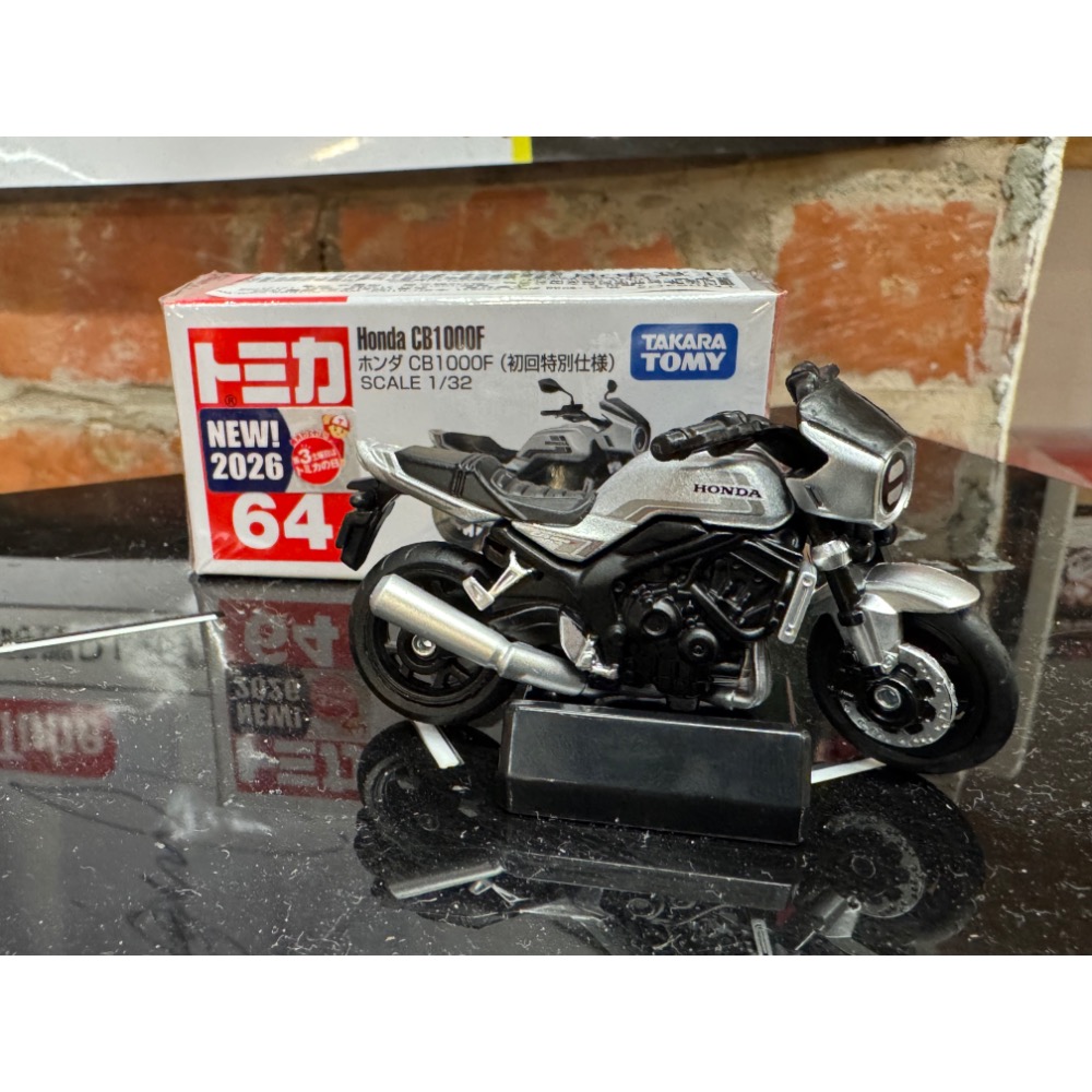 TOMY TOMICA 多美小汽車 NO.64 Honda CB1000F 雙車組-細節圖5