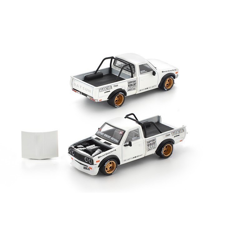 POP RACE 日產 PANDEM DATSUN 620 WHITE TWD-細節圖2
