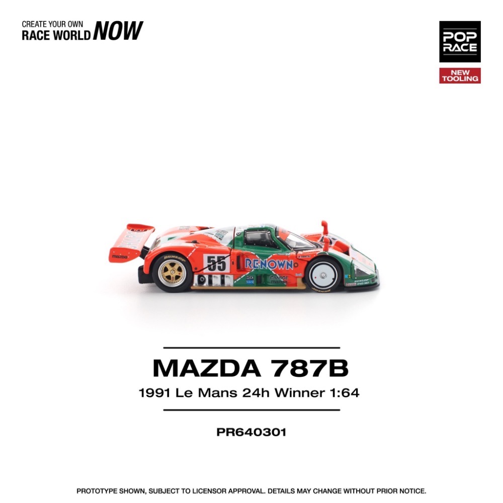 POP RACE MAZDA 787B 1991 LE MANS 24H WINNER-細節圖5