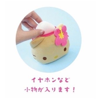 (現貨)日本 正品 凱蒂貓 KITTY 大頭 黑KITTY 黑臉  造型收納包 零錢包 附愛心登山扣 耳機包-細節圖4