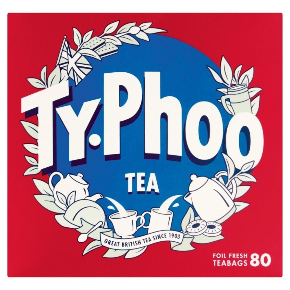 [限量特惠] 英國泰芙 Typhoo 特濃紅茶  80入-細節圖2