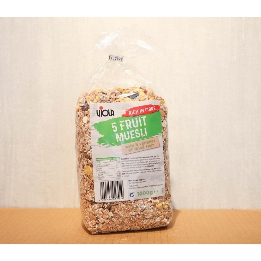 [有貨] 德國 Viola 綜合穀片 全系列 水果穀片 早餐穀片 麥片 燕麥片 Muesli 1000g-細節圖4