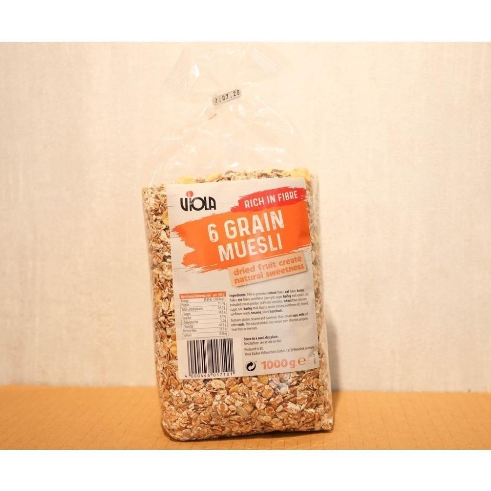 [有貨] 德國 Viola 綜合穀片 全系列 水果穀片 早餐穀片 麥片 燕麥片 Muesli 1000g-細節圖5