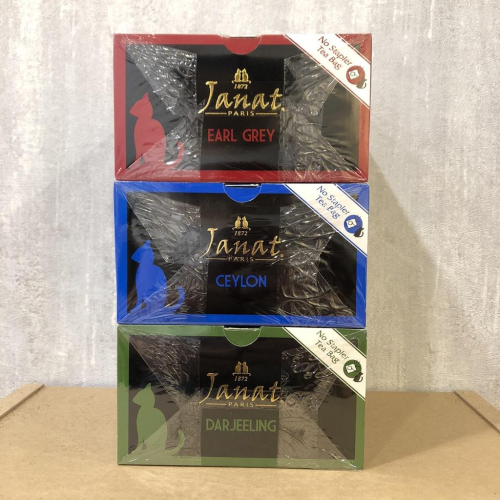 [有貨] 法國Janat 經典茶包系列 伯爵茶 錫蘭茶 大吉嶺茶 50入 - Tea Boutique 世界精選茶品食材 - iOPEN Mall