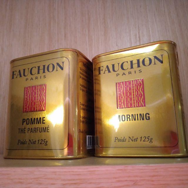 [新到有貨]法國 Fauchon  頂級茶 金罐系列  早餐茶  蘋果茶  散茶罐裝  125g-細節圖2