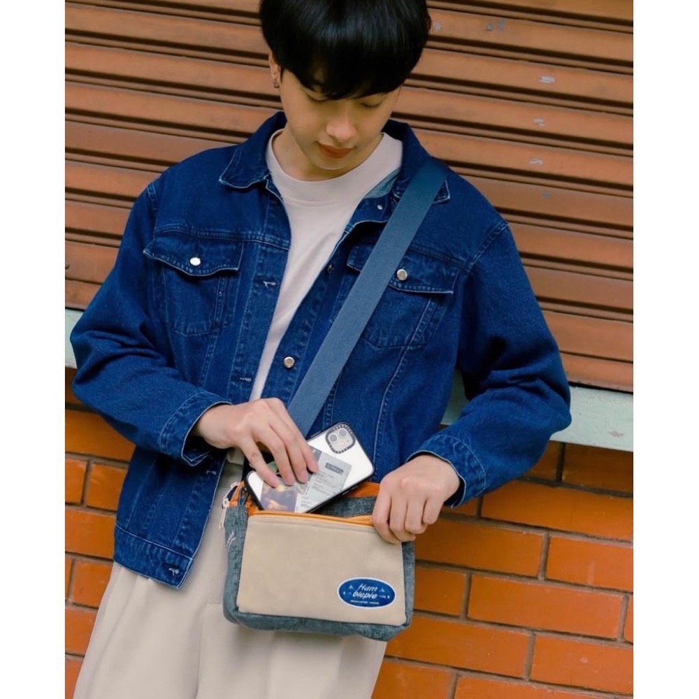 「全新現貨」 Hamblepie 刺繡 中性小包-細節圖4