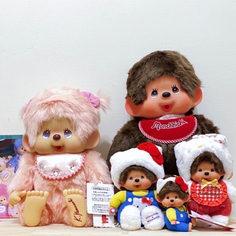 「公仔各一隻現貨/可直接下單」凱蒂貓x 夢奇奇 聯名Hello Kitty × Monchhichi-細節圖5