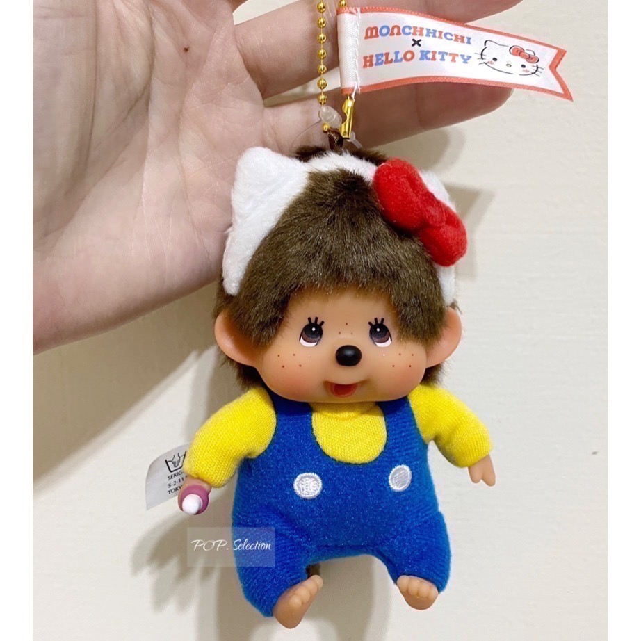「公仔各一隻現貨/可直接下單」凱蒂貓x 夢奇奇 聯名Hello Kitty × Monchhichi-規格圖7