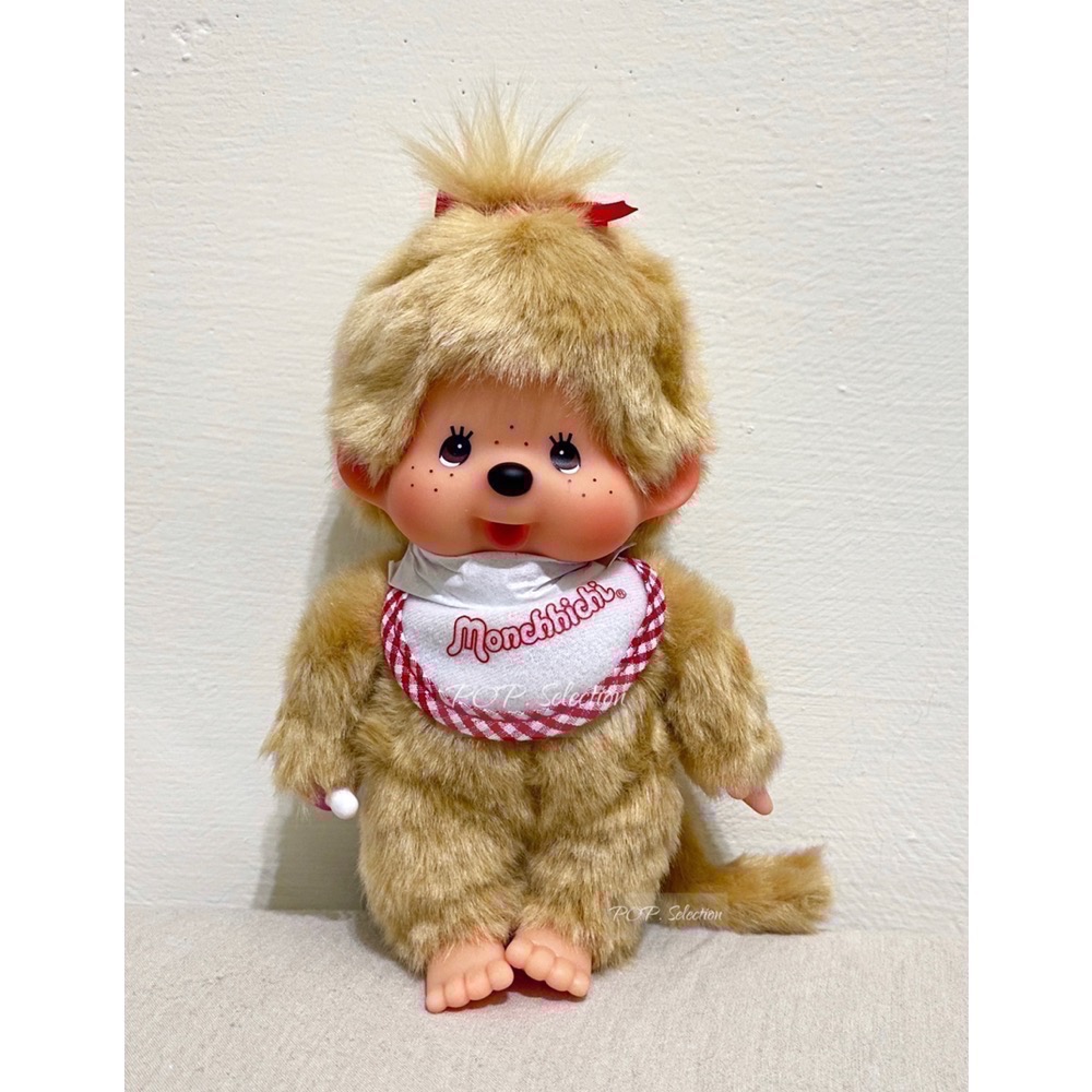 「全新/現貨可直接下單」經典、金毛 S尺寸 夢奇奇公仔Monchhichi-細節圖2