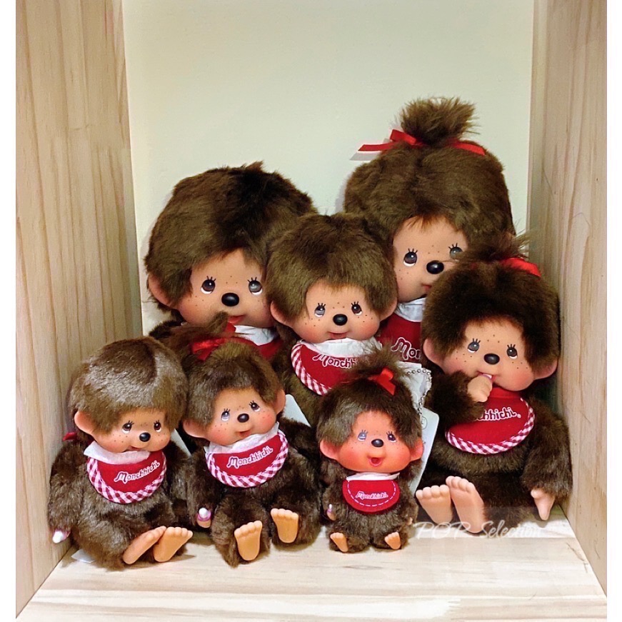 「全新/現貨可直接下單」經典、金毛 S尺寸 夢奇奇公仔Monchhichi-細節圖3