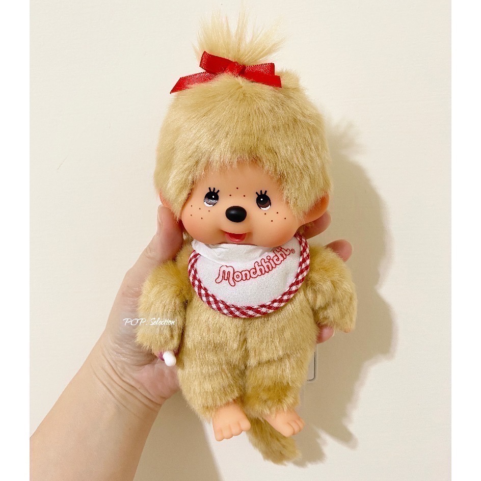 「全新/現貨可直接下單」經典、金毛 S尺寸 夢奇奇公仔Monchhichi-細節圖5