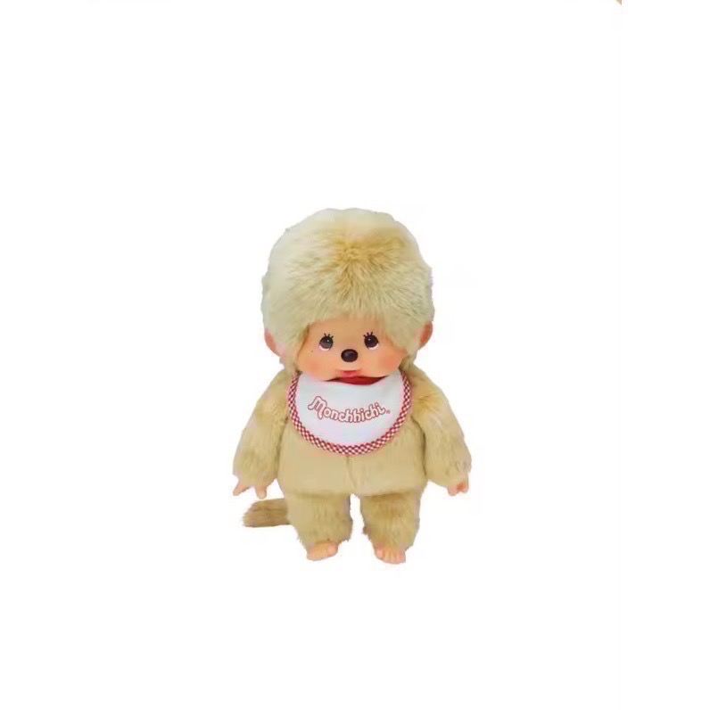「全新/現貨可直接下單」經典、金毛 S尺寸 夢奇奇公仔Monchhichi-規格圖5