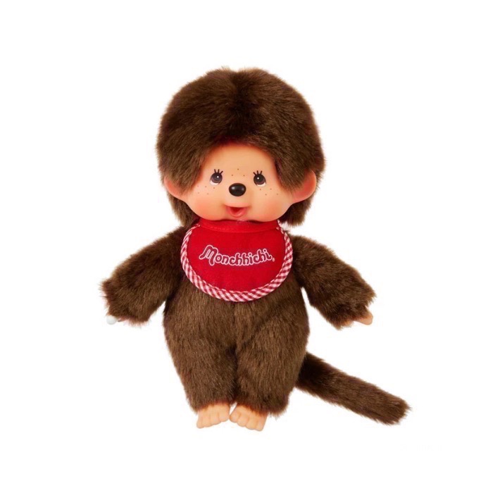 「全新/現貨可直接下單」經典、金毛 S尺寸 夢奇奇公仔Monchhichi-規格圖7