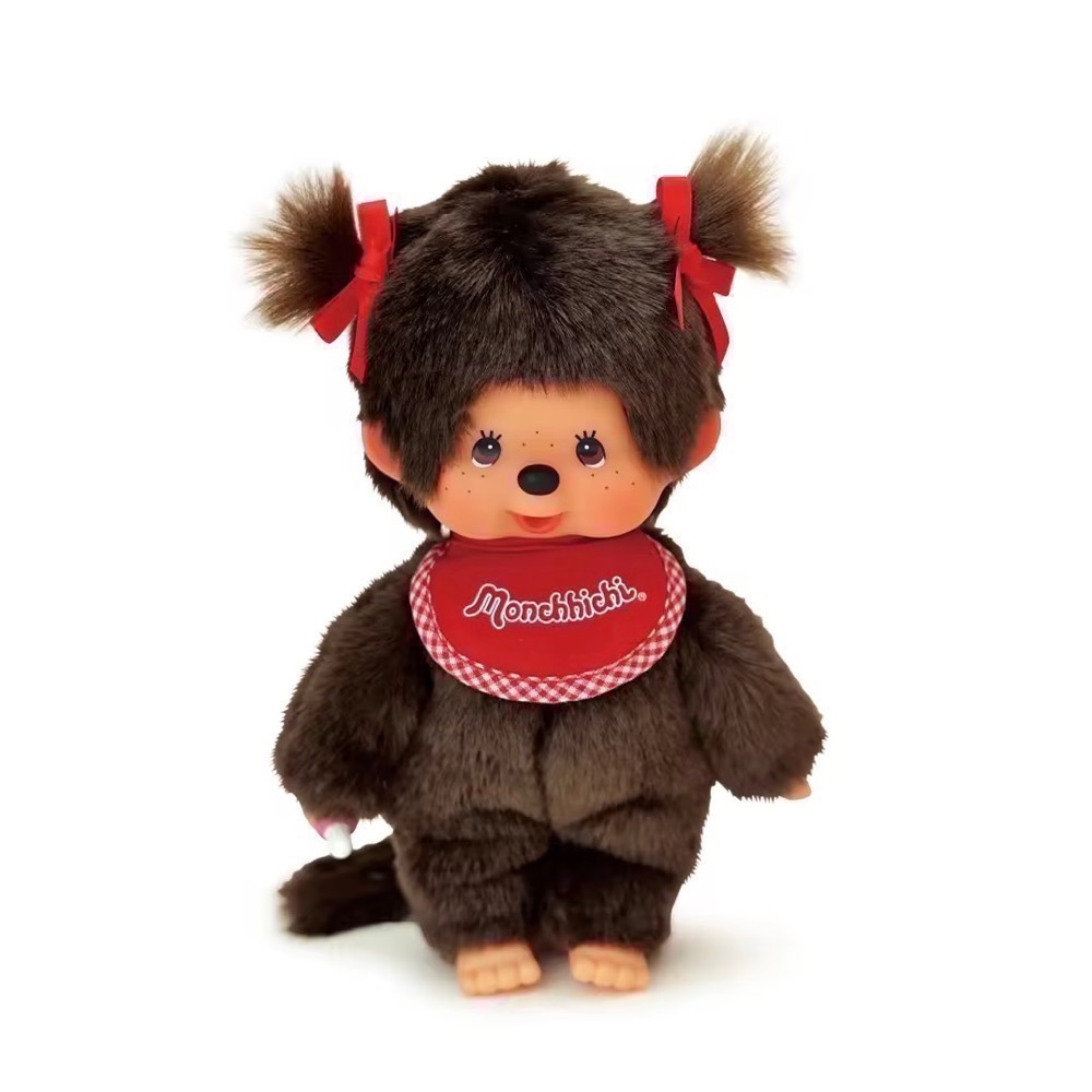 「全新/現貨可直接下單」經典、金毛 S尺寸 夢奇奇公仔Monchhichi-規格圖5