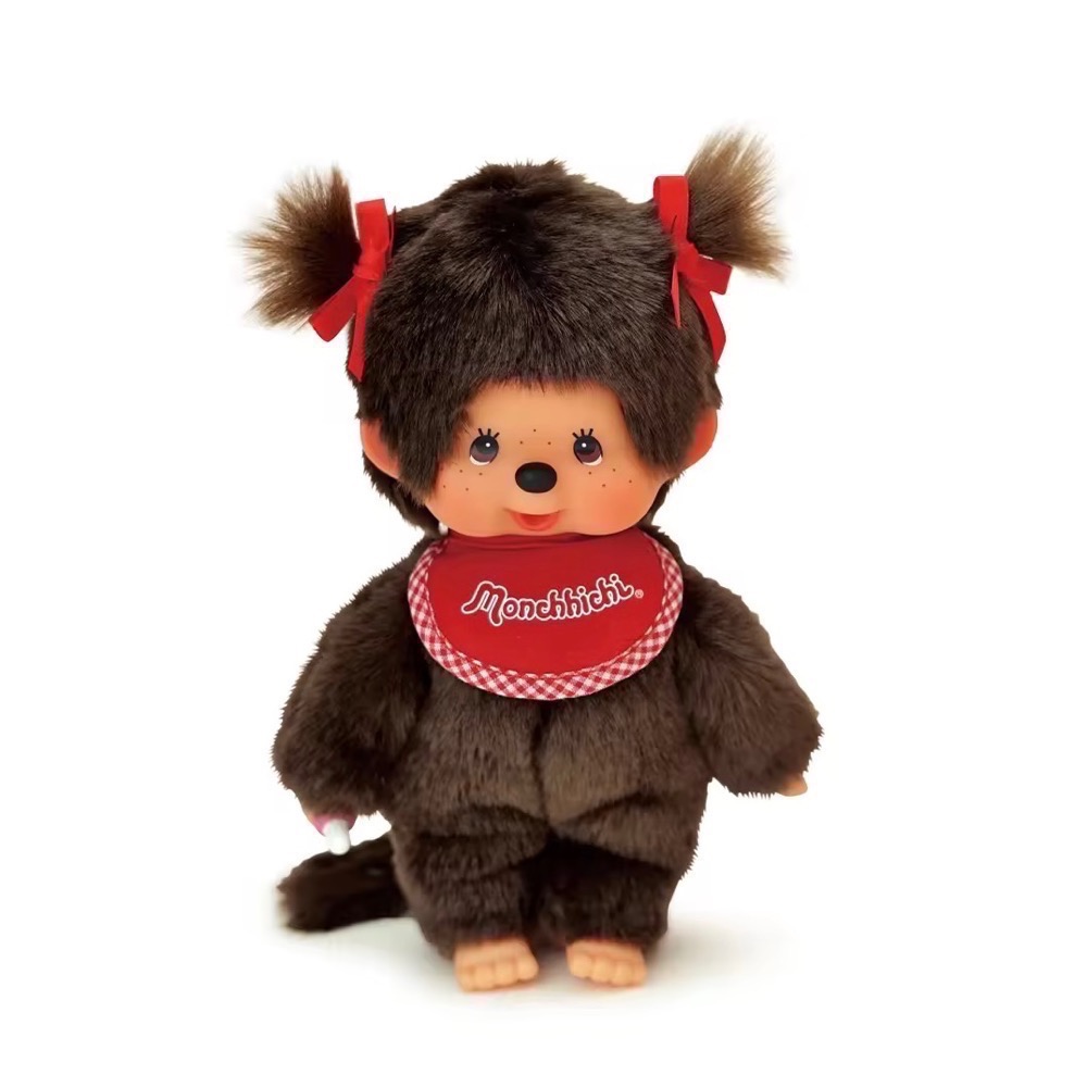 「全新/現貨可直接下單」經典、金毛 S尺寸 夢奇奇公仔Monchhichi-規格圖7