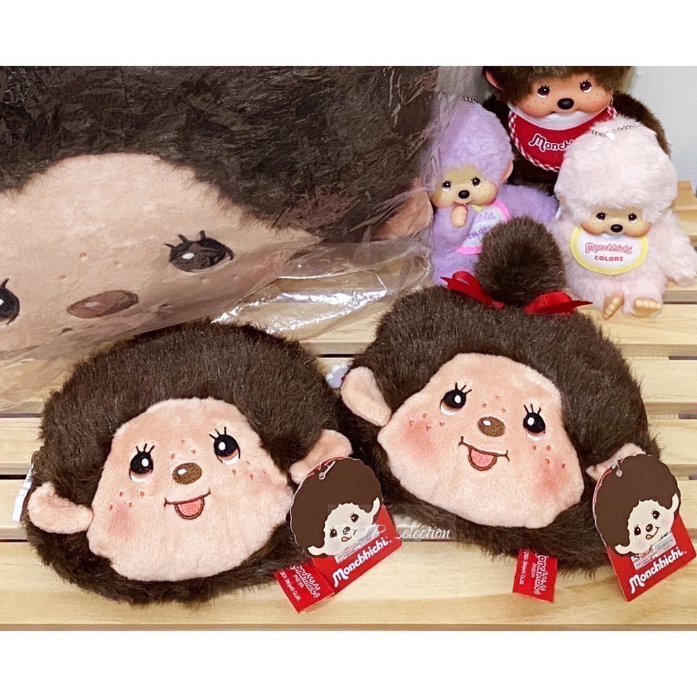 「全新現貨」Monchhichi 大頭零錢包 夢奇奇-細節圖5