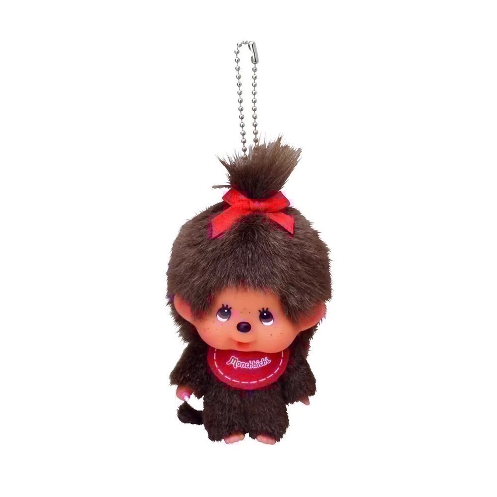 「全新現貨/請直接下單」夢奇奇Monchhichi 多款 基本款 吊飾 漢堡 豹紋 男生 女生-規格圖7