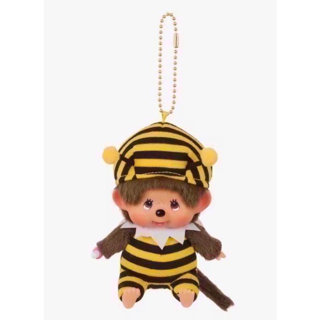 「全新現貨/請直接下單」夢奇奇Monchhichi 多款 基本款 吊飾 漢堡 豹紋 男生 女生-規格圖7