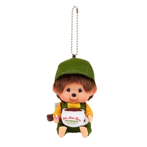 「全新現貨/請直接下單」夢奇奇Monchhichi 多款 基本款 吊飾 漢堡 咖啡店 豹紋 男生 女生-規格圖8