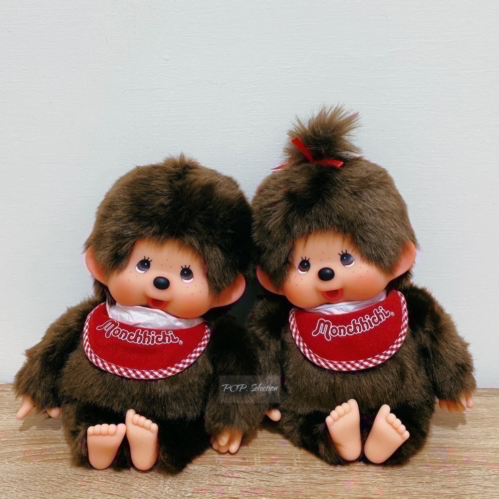 「全新現貨/可直接下單」⚠️站姿 金毛、經典 M尺寸 夢奇奇公仔 Monchhichi-細節圖3