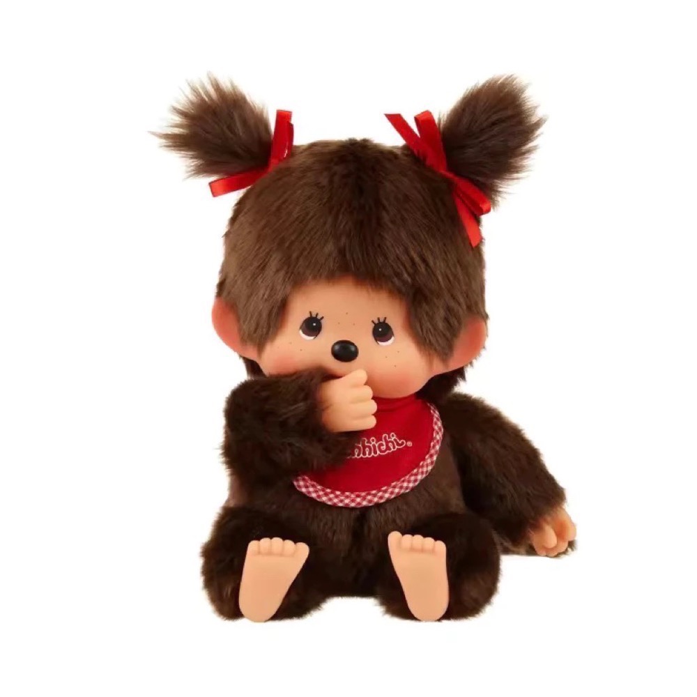 「全新現貨/可直接下單」⚠️站姿 金毛、經典 M尺寸 夢奇奇公仔 Monchhichi-規格圖8