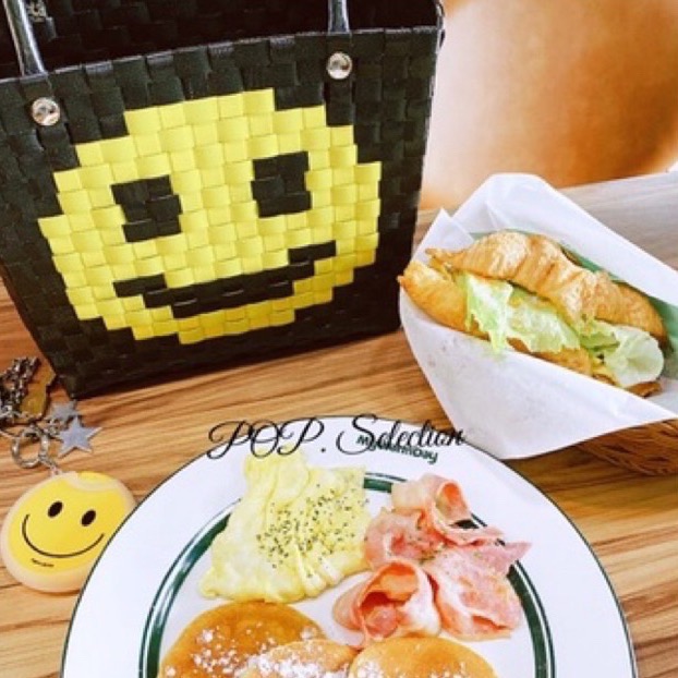 「現貨/可直接下單」手工編織 微笑🙂️提籃/買菜籃🧺-細節圖3