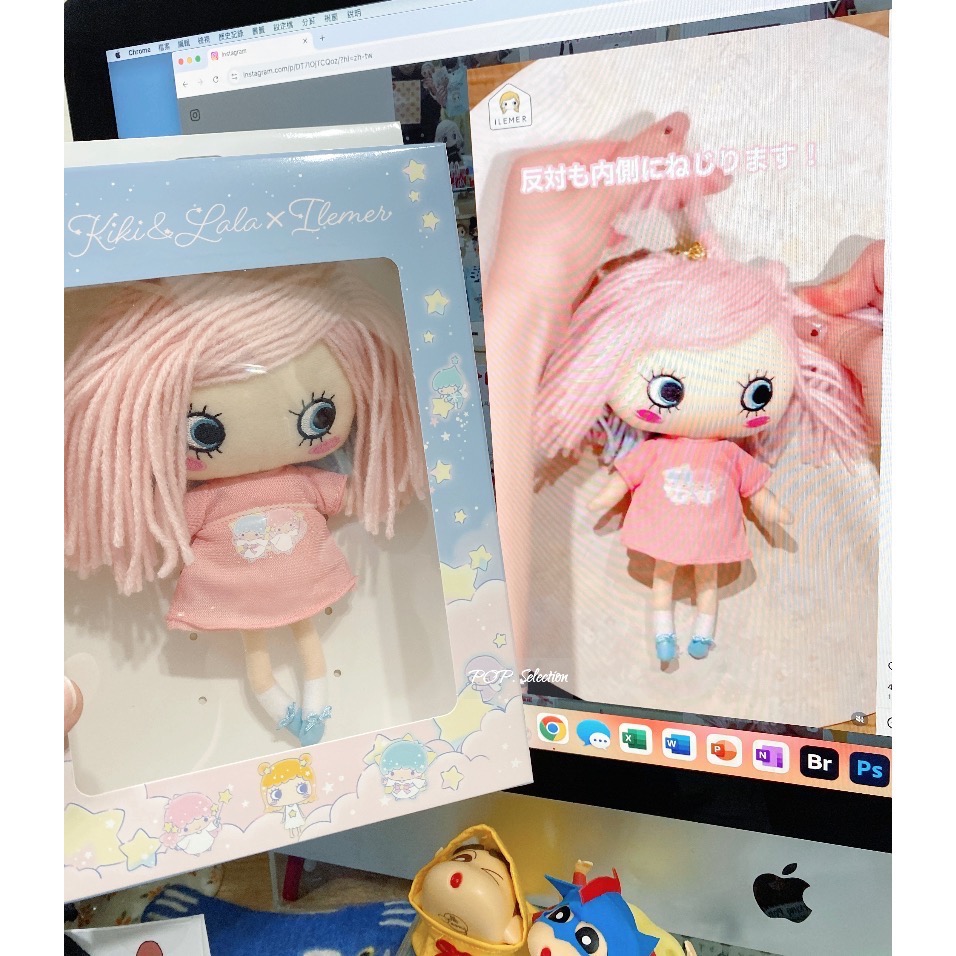 「現貨」 ILEMER x Kiki & LaLa 50週年聯名 大眼娃娃-細節圖4