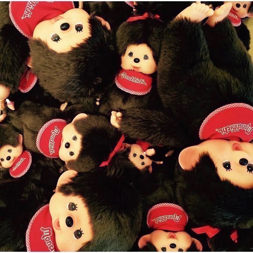 「全新現貨/可直接下單」經典 L 尺寸 夢奇奇公仔Monchhichi-細節圖2