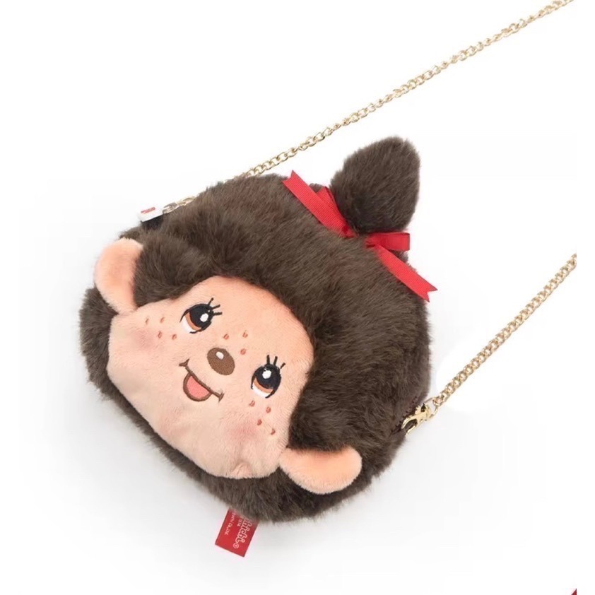 「現貨/直接下單」夢奇奇Monchhichi 大頭斜背包-規格圖5
