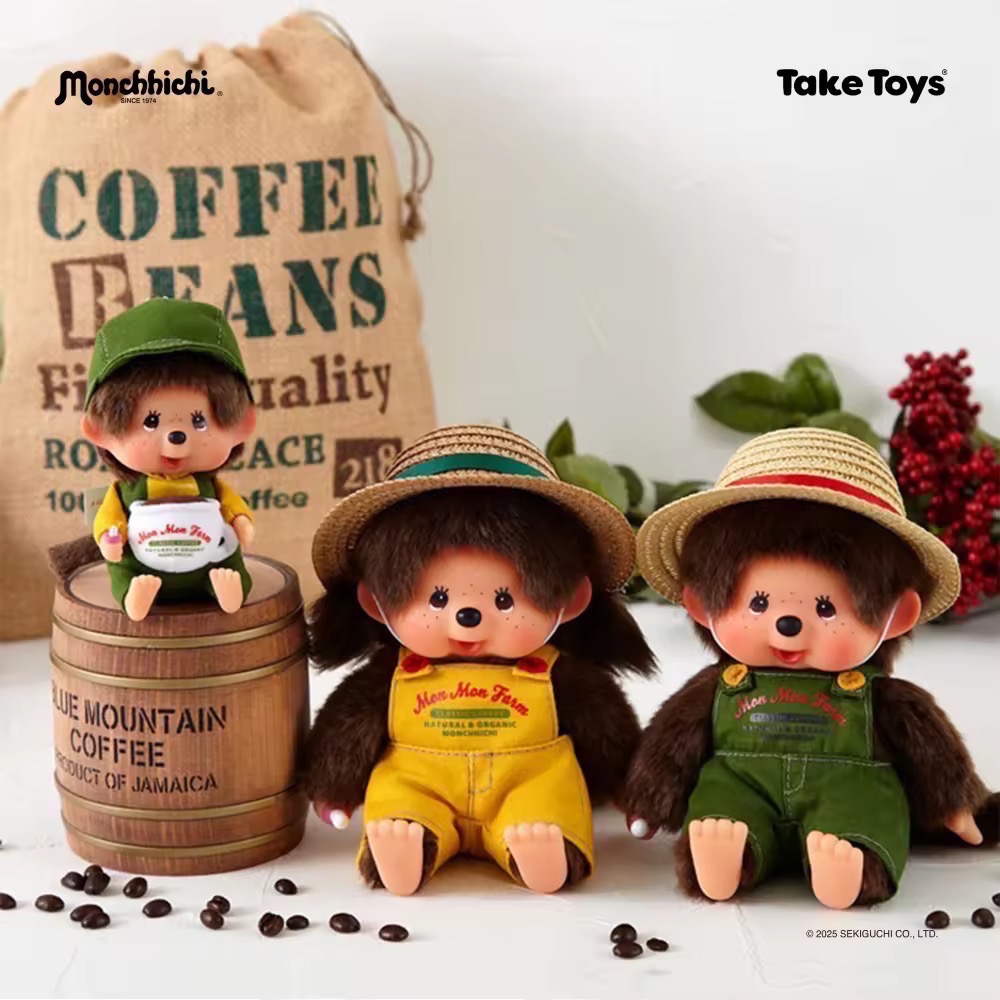「全新現貨/可直接下單」夢奇奇 農場咖啡系列 Monchhichi Mon-Mon Farm Coffee-細節圖4