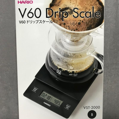 領卷免運！HARIO 電子秤 V60 咖啡秤 電子秤 手沖秤 VSTN-2000B 計時秤