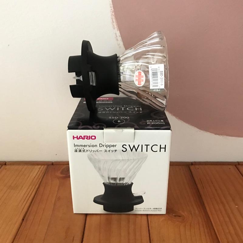 領卷免運 冠軍濾杯HARIO SWITCH V60 浸漬式 錐形 聰明濾杯 SSD-200B 內含40入濾紙-細節圖2