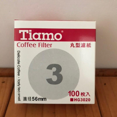 Tiamo 3號 丸型濾紙 冰滴濾紙 冰滴壺適用