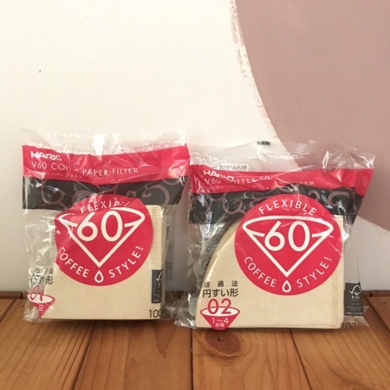 HARIO V60 濾紙 01 02 03 濾紙 日本製 無漂白 酵素漂白 錐形  VCF-01 VCF-02-細節圖2