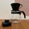 日本製 高CP值 HARIO可微波耐熱咖啡壺1000ml TC-100B TCD-100B 102濾杯 梯形濾杯-規格圖3