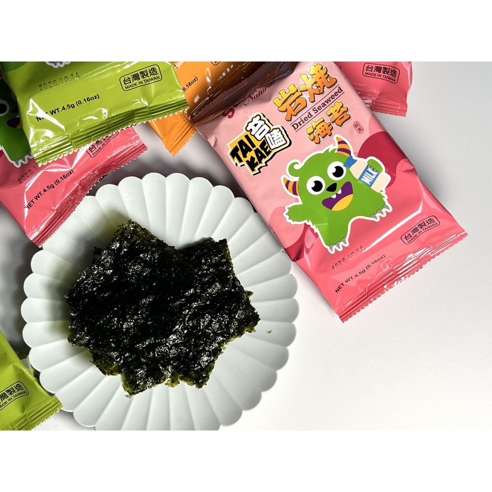過年零嘴｜苔嗑 岩燒海苔3入/組｜健康零食｜膳食纖維｜海中蔬菜｜海苔飯糰｜素食可食｜辦公室休閒零嘴｜團購熱銷-細節圖4