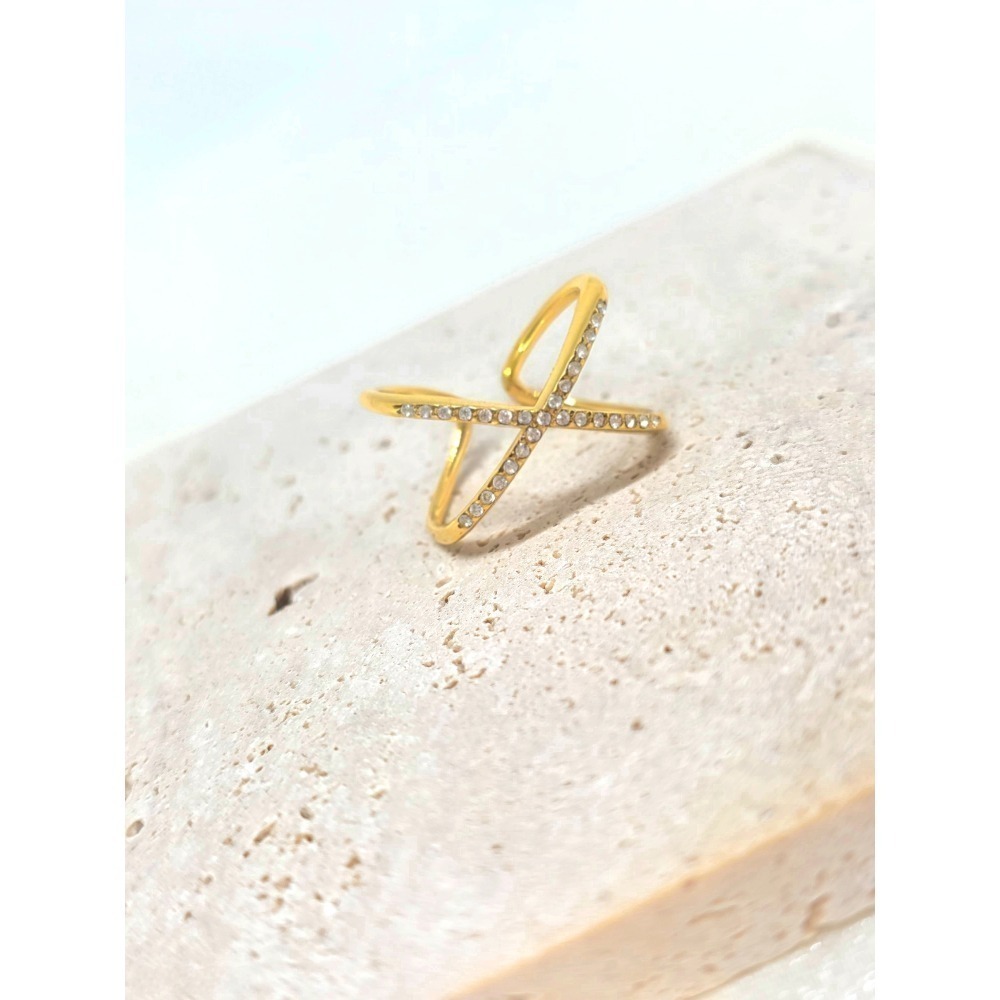 Mo&An飾品✨ [316L鈦鋼]交織之間-個性戒子 RI-03【台灣現貨】-細節圖2